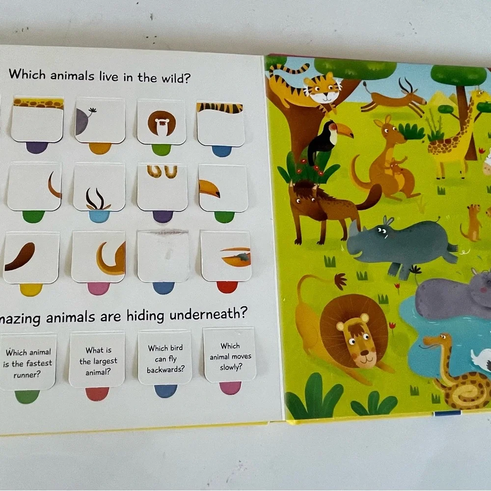 100 Flaps To Learn Animals book‎